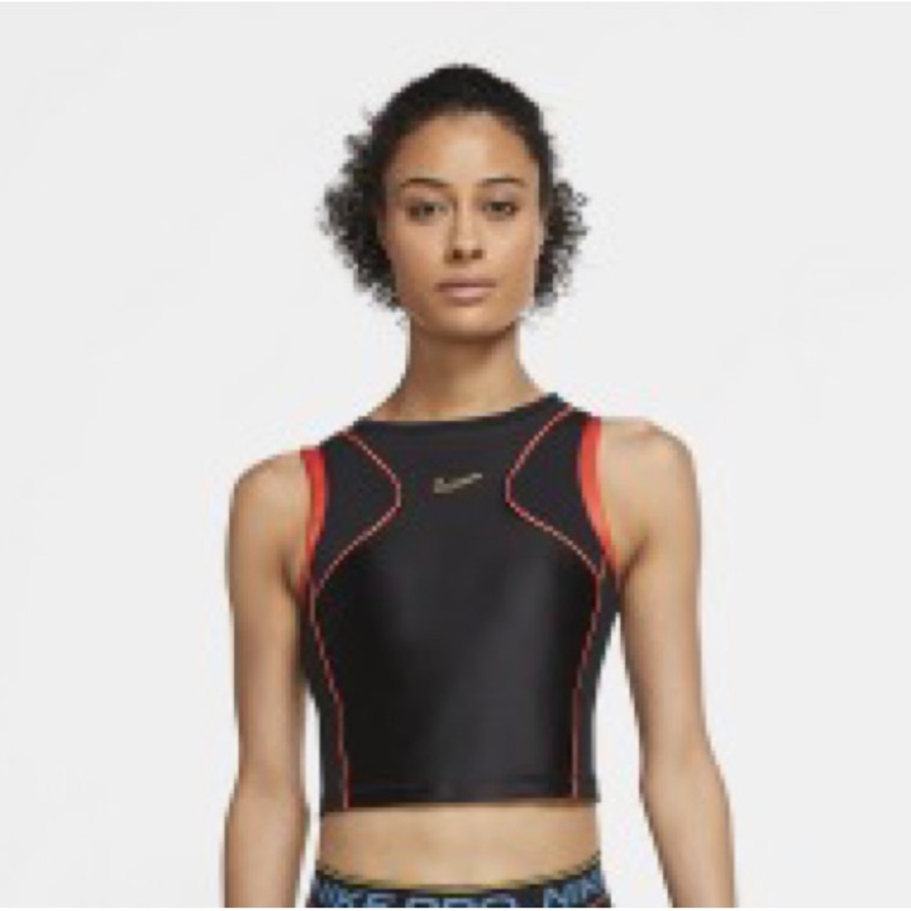 Nike Pro Crop top, worn lightly